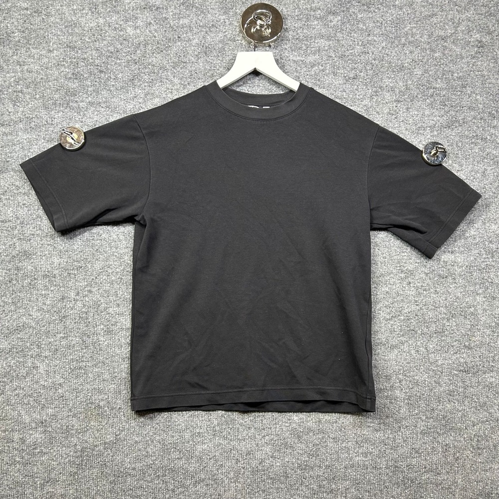 Uniqlo AIRism T-Shirt Men's Black Crew Neck Short Sleeve Classic Size Small